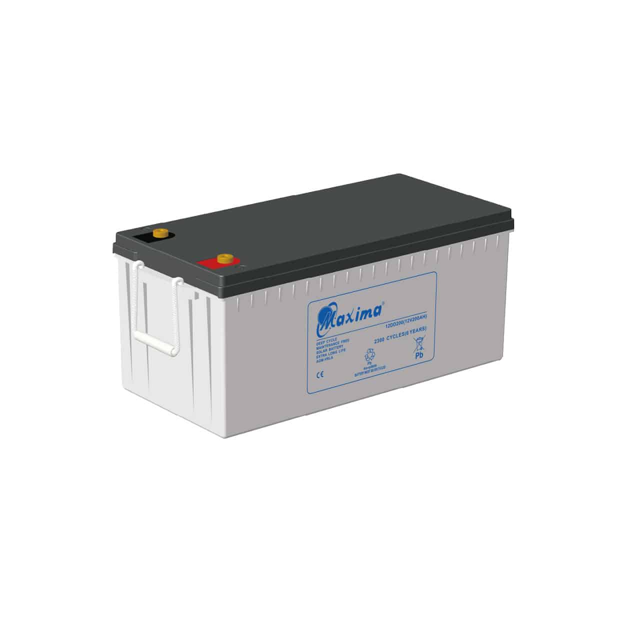 Allergie Likken evolutie AGM Battery (12V 200AH) |Shop SolarMax 12V |Deep Cycle AGM Battery