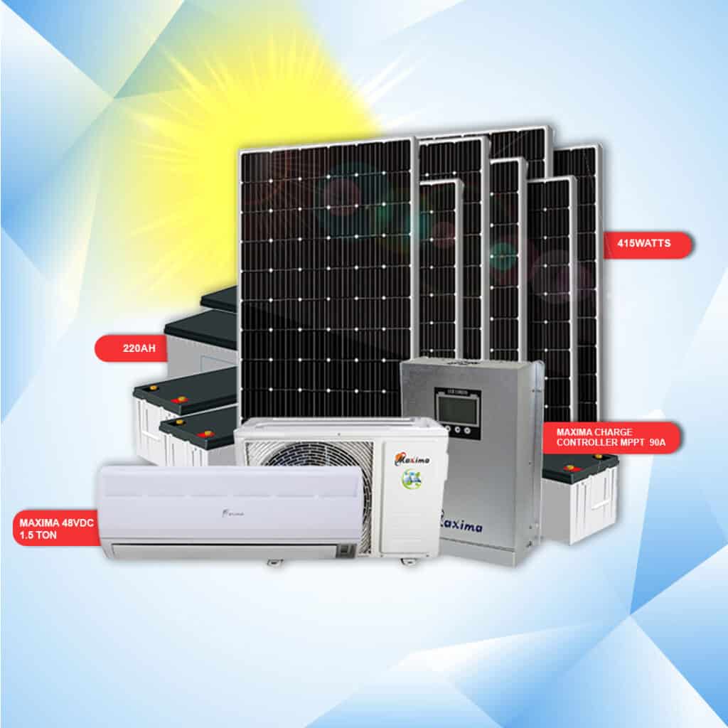 Buy 1.5TR Solar AC Kit Solar Kit For Air Conditioner Maxima Solar kits