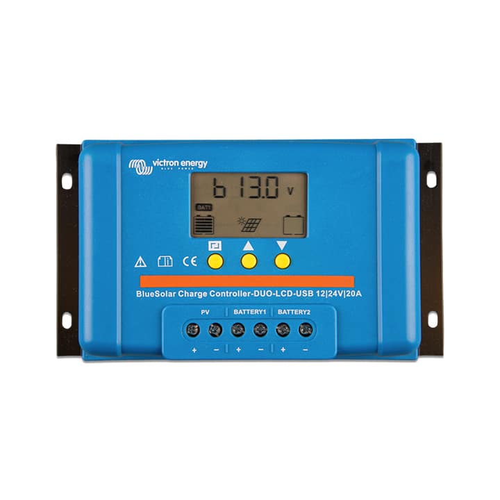 Blue Solar PWM-LCD & USB 12/24V 20A