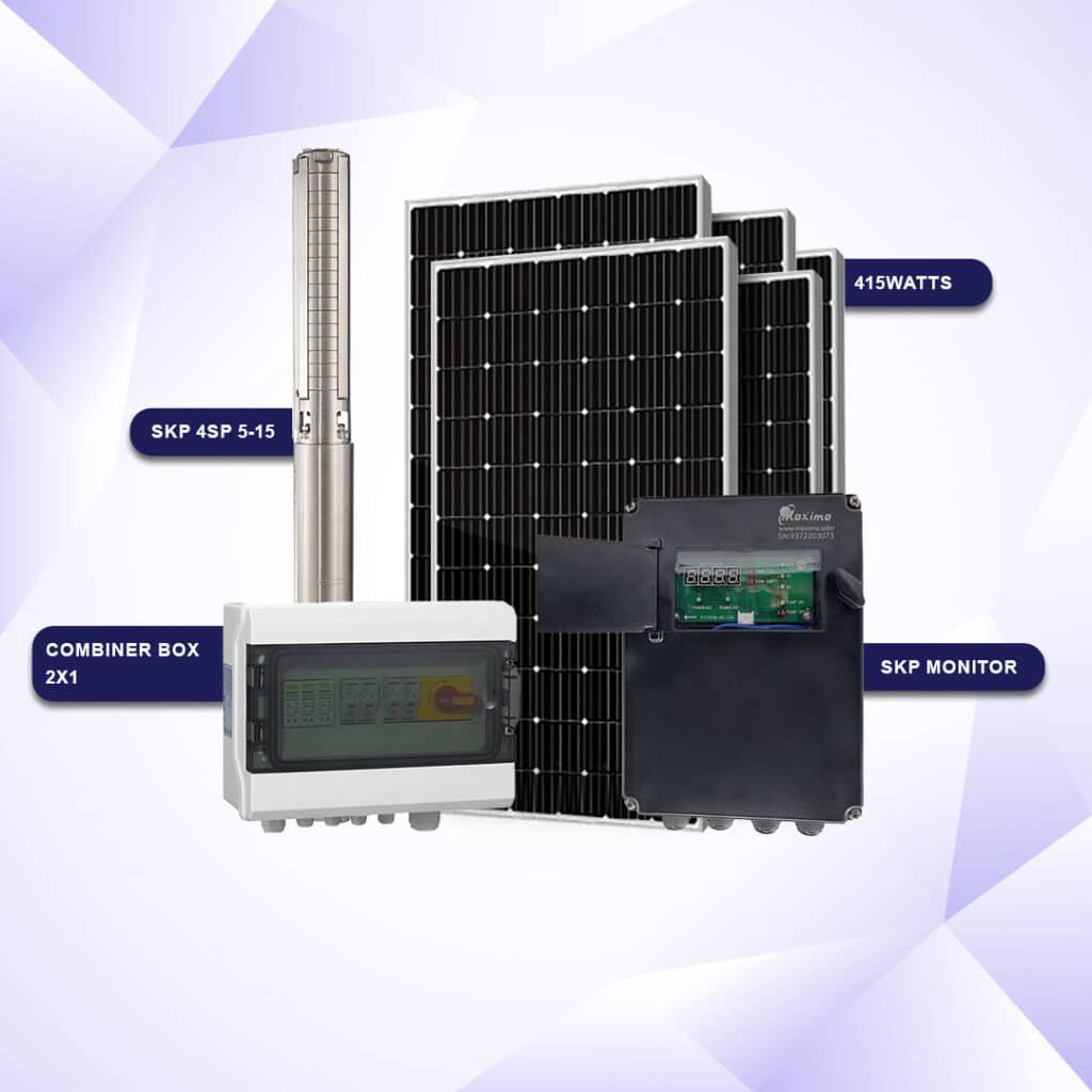 Buy Maxima Solar DC Pump Kit | Depth/Flow nom 75m: 5m3/hr