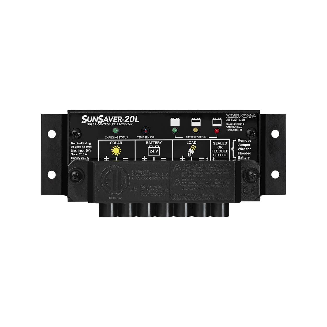 Sun Saver-20 with LVD 24V -20Ampere Charge Controller - Image 2