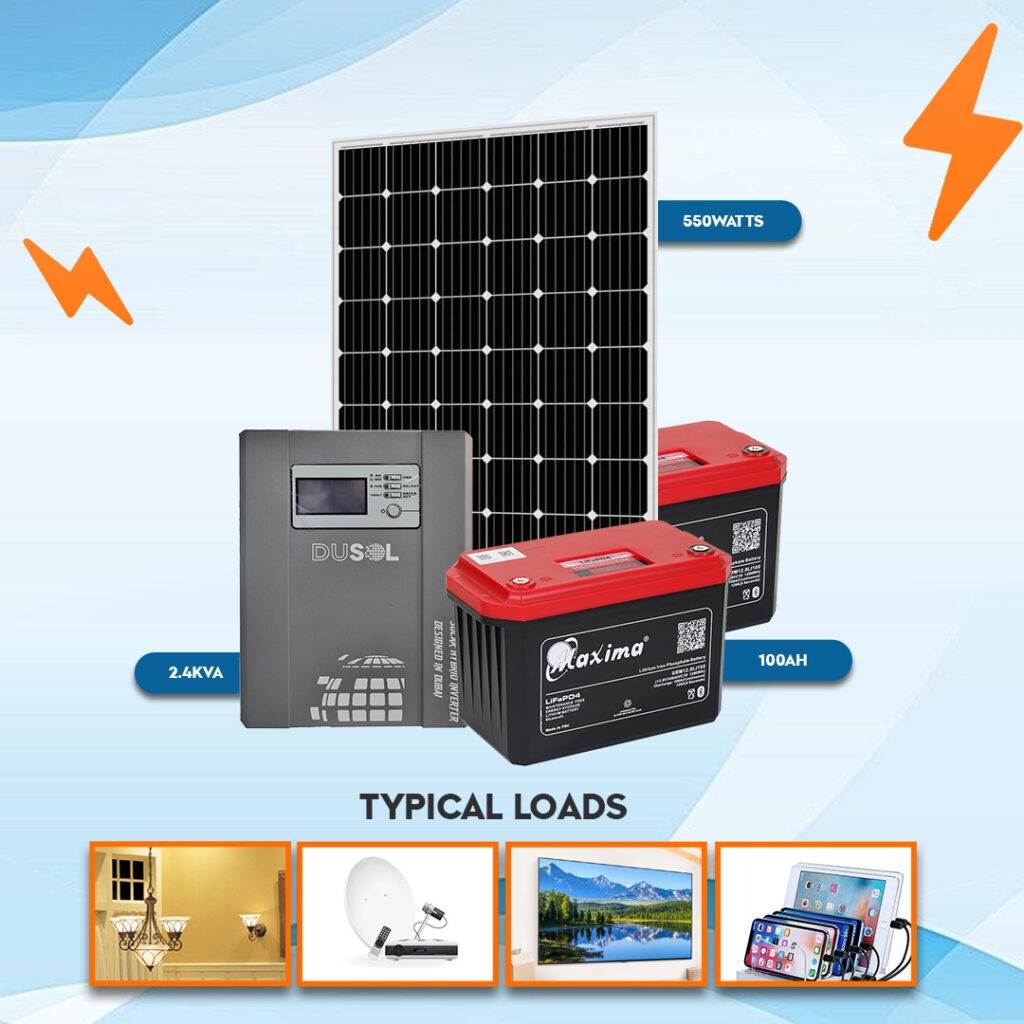 2. ECO II Solar Kits with Lithium Battery